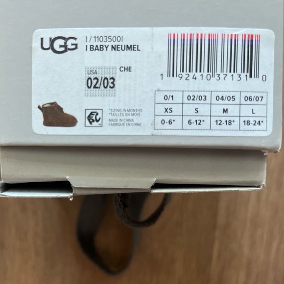 EUC - UGG Baby Neumel Boot sz2/3 (6/12) - Picture 5 of 5